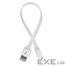 Дата кабель USB 2.0 AM to Micro 5P 0.25m white ColorWay (CW-CBUM-MUM25W)