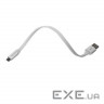Дата кабель USB 2.0 AM to Micro 5P 0.25m white ColorWay (CW-CBUM-MUM25W)