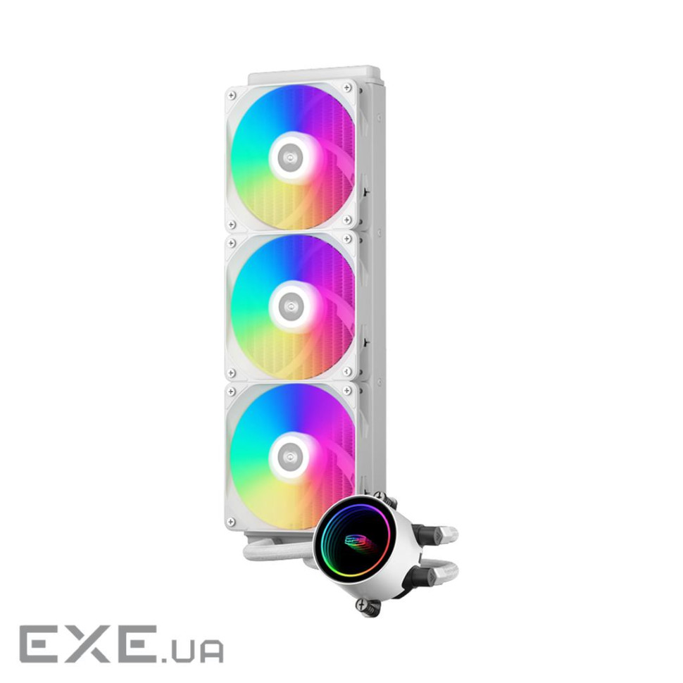СРО PсCOOLER DA360 ARGB білий IntelLGA 20XX/1700/1200/115X/1851 AMD AM5/AM4 (DA360-WHAWXX-GL)
