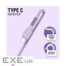 Дата кабель USB 2.0 AM to USB-C 1.2m Purple ACCLAB (1283126518270)