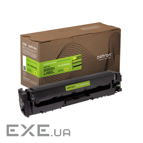 Картридж Patron HP 205A (CF532A) Green Label, yellow (PN-205AYGL)