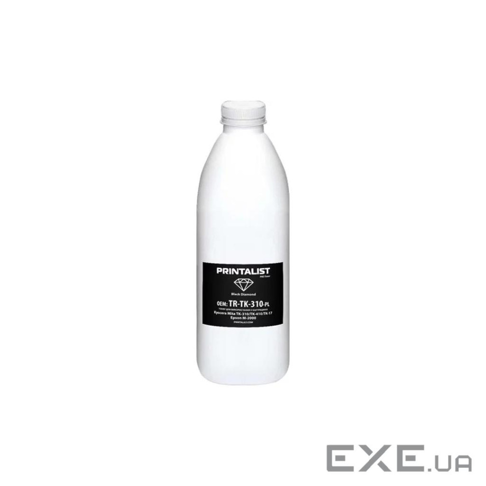 Тонер Kyocera Mita TK-310/TK-410/TK-17, Epson M-2000, 1кг Black Printalist (TR-TK-310-PL)