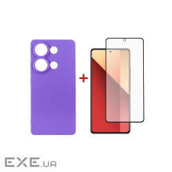 Чохол до мобільного телефона Dengos Kit for Xiaomi Redmi Note 13 Pro 4G case + glass (Pur (DG-KM-64)