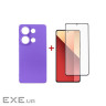 Чохол до мобільного телефона Dengos Kit for Xiaomi Redmi Note 13 Pro 4G case + glass (Pur (DG-KM-64)