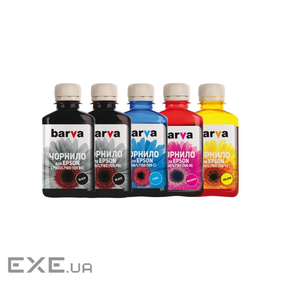 Чорнило Barva Epson 105/106, 5x180 мл (E105-180-MP)
