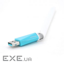 Мережевий адаптер WiFi Mercury MW150UH, Blue-White, USB, WiFi 802.11n, 150 Мбіт/с 