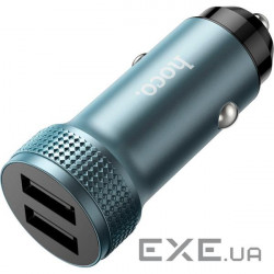 Зарядний пристрій HOCO Z49 Level 2xUSB Metal Gray (6931474795618)