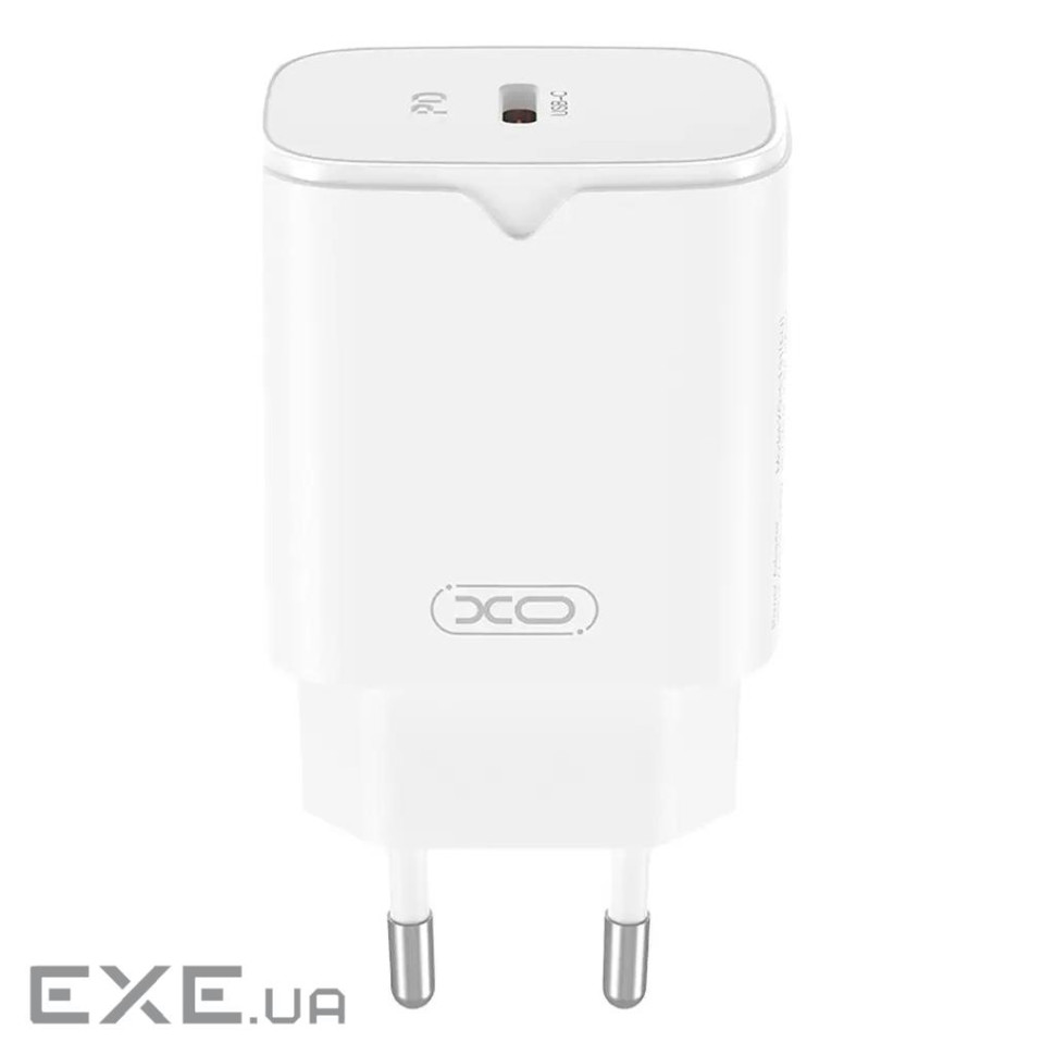 Зарядний пристрій XO USB-C PD30W white (L131.white)