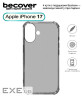 Чeхол-накладка BeCover Anti-Shock для Apple iPhone 17 Grey (713794)