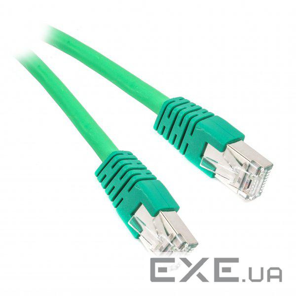 Патч-корд 0.5м Cablexpert (PP6A-LSZHCU-G-0.5M) SFTP, Зелений, 0.5 м, 6 cat. (PP6A-LSZHCU-G-0.5M)