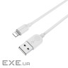 Кабель BOROFONE BX14 LinkJet Lightning devices, 1m White (BX14L1W)