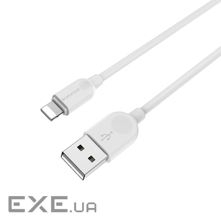 Кабель BOROFONE BX14 LinkJet Lightning devices, 1m White (BX14L1W)
