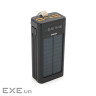 Power bank Linkage LKP-46+Solar 30000mAh, 22.5W, Кабелi Туре-С+Lighting, Black, Box