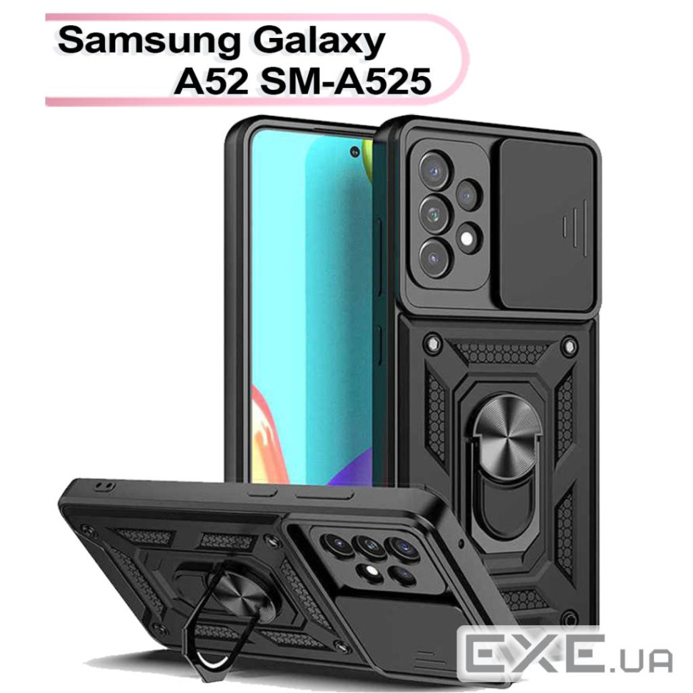 Чохол-накладка BeCover Military для Samsung Galaxy A52 SM-A525 Black (706060)