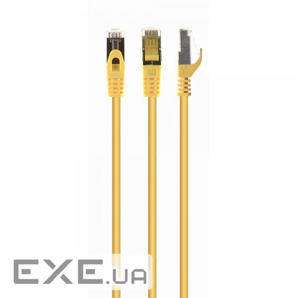 Патч корд, S/FTP, литий, 50u" штекер з фіксатором, 20 м, жовтий (PP6A-LSZHCU-Y-20M) (PP6A-LSZHCU-Y-20M)