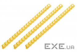 Пластикові пружини для біндера 2E, 25мм, жовті, 50шт (2E-PL25-50YL)