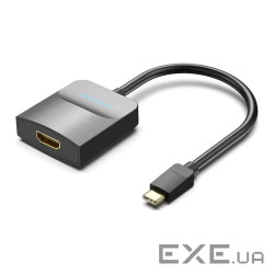 Перехідник USB-C to HDMI 0.15m black Vention (TDCBB)