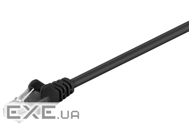 Патч-корд неекранованій RJ45 UTP5e 10.0m,patch AWG24 D=5.2mm Gold,чорний (78.01.2906-1)