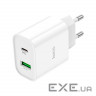 Зарядний пристрій HOCO C80A Plus Rapido White (6931474779885)