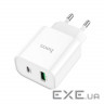 Зарядний пристрій HOCO C80A Plus Rapido White (6931474779885)