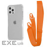 Чохол WAVE Clear Case with Strap iPhone 12 Pro Max orange (57008 orange)