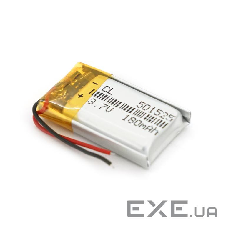 Літій-полімерний акумулятор 5*15*25mm (Li-ion 3.7В 150мА&middot,год) (501525) ) (501525)