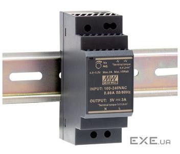 Блок живлення для систем відеоспостереження MeanWell HDR-30-12