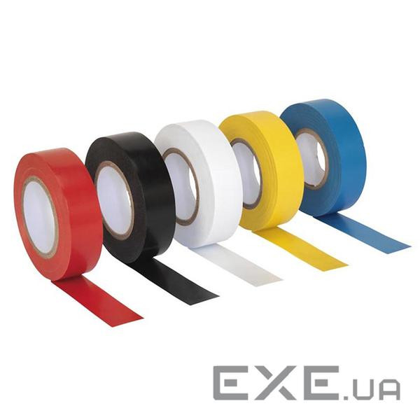 Стрічка ізоляційна SHUNHUI 0.13мм*18мм*20м Red, temp -10С/+ 80С, 10 шт. (0, (0,13мм*18мм*20м-R)