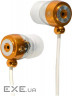 Навушники Smartfortec SE-107 orange вкладыши, силиконовые накладки разного размера,