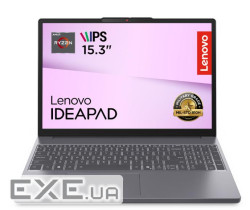 Ноутбук Lenovo IdeaPad Slim 3 15ARP10, Luna Grey, 15.3" (1920x1200, IPS), Ryzen 5 7535H (83K7007FRM)