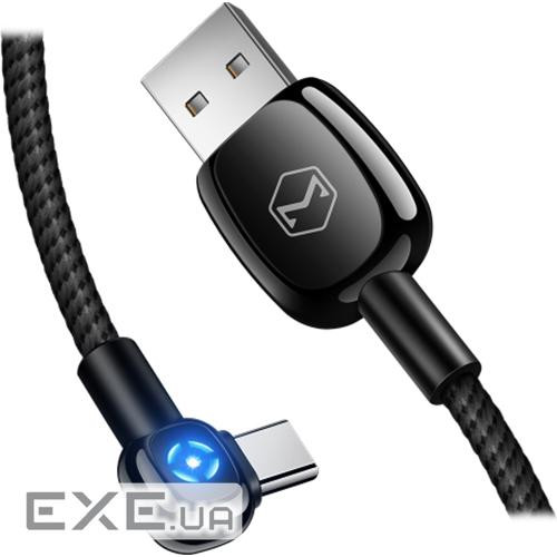 Кабель MCDODO Woodpecker Series 90 Auto Disconnect Type-C Black 1м (CA-5920)