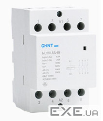 Контактор CHNT NCH8-63/40 220V,40А, 40kW, 4NO, на DIN-рейку, 85*65,5*54мм (NCH8-63 / 40 220V)
