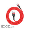Дата кабель USB 2.0 AM to USB-C 2.0m 2A Red Baseus (CATKLF-C09) (CATKLF-C09 2м)