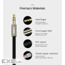 Кабель мультимедійний 3.5mm M to 2xRCA M 3.0m AV116 black Ugreen (10590) (90401970)