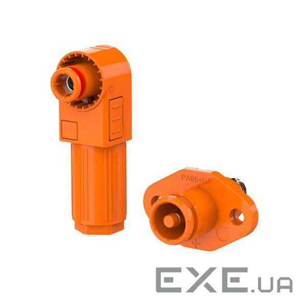 Комплект роз&apos,ємів для АКБ (тато+мама), SRDB-70С, 70А, 1500V, IP67, Orange , 1500V, IP67, Orange