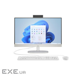 моноблок 23.8FI/U5-125U/16GB DDR5/512/UMA/DOS/FHD Cam/WK/Shell White HP HP All-in-One 24-c (D3SB2EA)