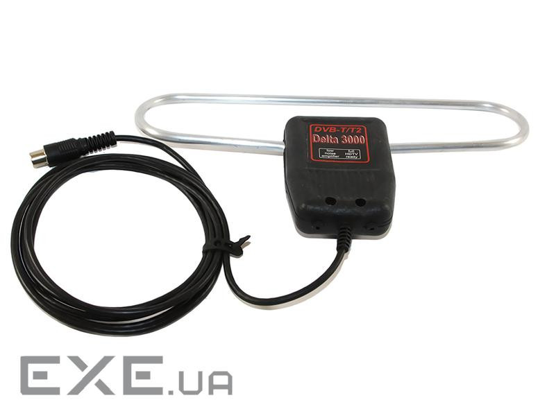 TV-антена ефірна DVB-T/T2 Vector Delta 3000 з підсилювачем