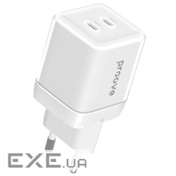 СЗУ Proove Pure GaN Max 67W (Type-C + Type-C) white (WCPU67022202)