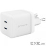 СЗУ Proove Pure GaN Max 67W (Type-C + Type-C) white (WCPU67022202)
