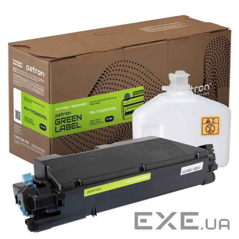 Тонер-картридж Patron Kyocera Mita TK-5280K black Green Label (PN-TK5280KGL)