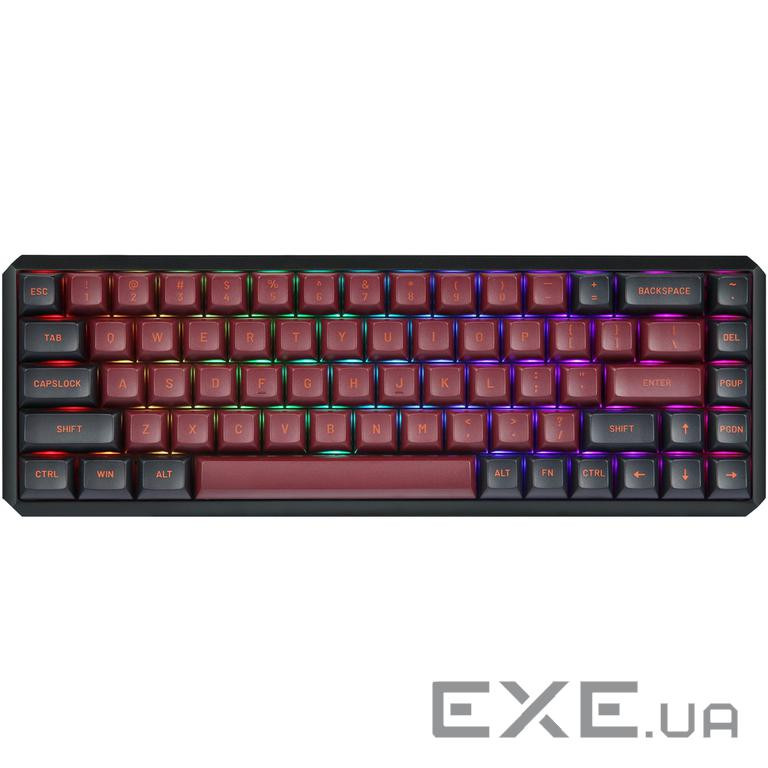 Клавіатура бездротова Motospeed Darmoshark K5 Gateron Red Red-Black (dmk5rbgr)