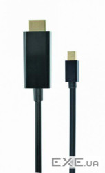 Кабель мультимедійний miniDisplayPort M to HDMI M 1.8m Cablexpert (CC-mDP-HDMI-6)