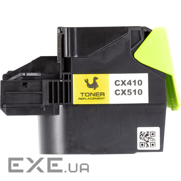Картридж PowerPlant Lexmark CX310/CX410/CX510 YL чип (PP-TFL276Y)