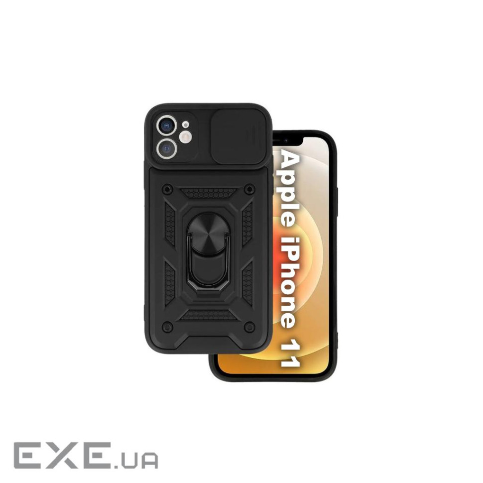 Чохол до мобільного телефона BeCover Military Apple iPhone 11 Black (709949)