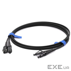 Патчкорд SC/UPC-LC/UPC SM 10м Duplex чорний (UPC-10SCLC(SM)D(ON)BK)
