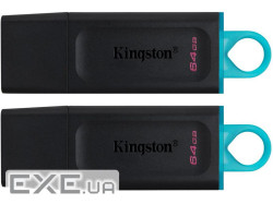Набір з 2-х флешок KINGSTON DataTraveler Exodia 64GB Black/White (DTX/64GB-2P)