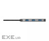 Хаб Acer 7in1 USB-С > 3xUSB-A3.2/HDMI/USB-C/PD/SD, 0.15м, сірий (HP.DSCAB.018)