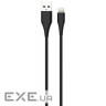 Дата кабель USB 2.0 AM to Lightning 1.0m black ColorWay (CW-CBUL024-BK)