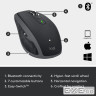 Logitech Mouse MX Anywhere 2S WL graphite BT 7 Tasten (910-007230)