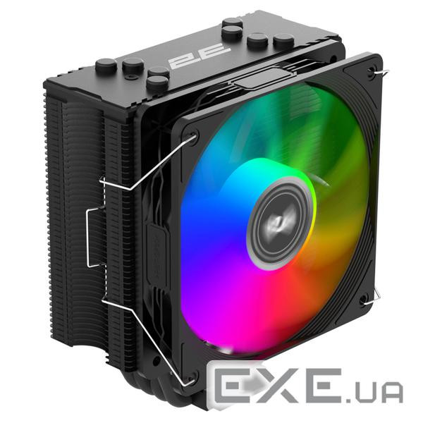 Процесорній кулер 2E GAMING Air Cool ACN120B-ARGB, LGA1700, 1200, 115x, 1366, AM5, (2E-ACN120B-ARGB)